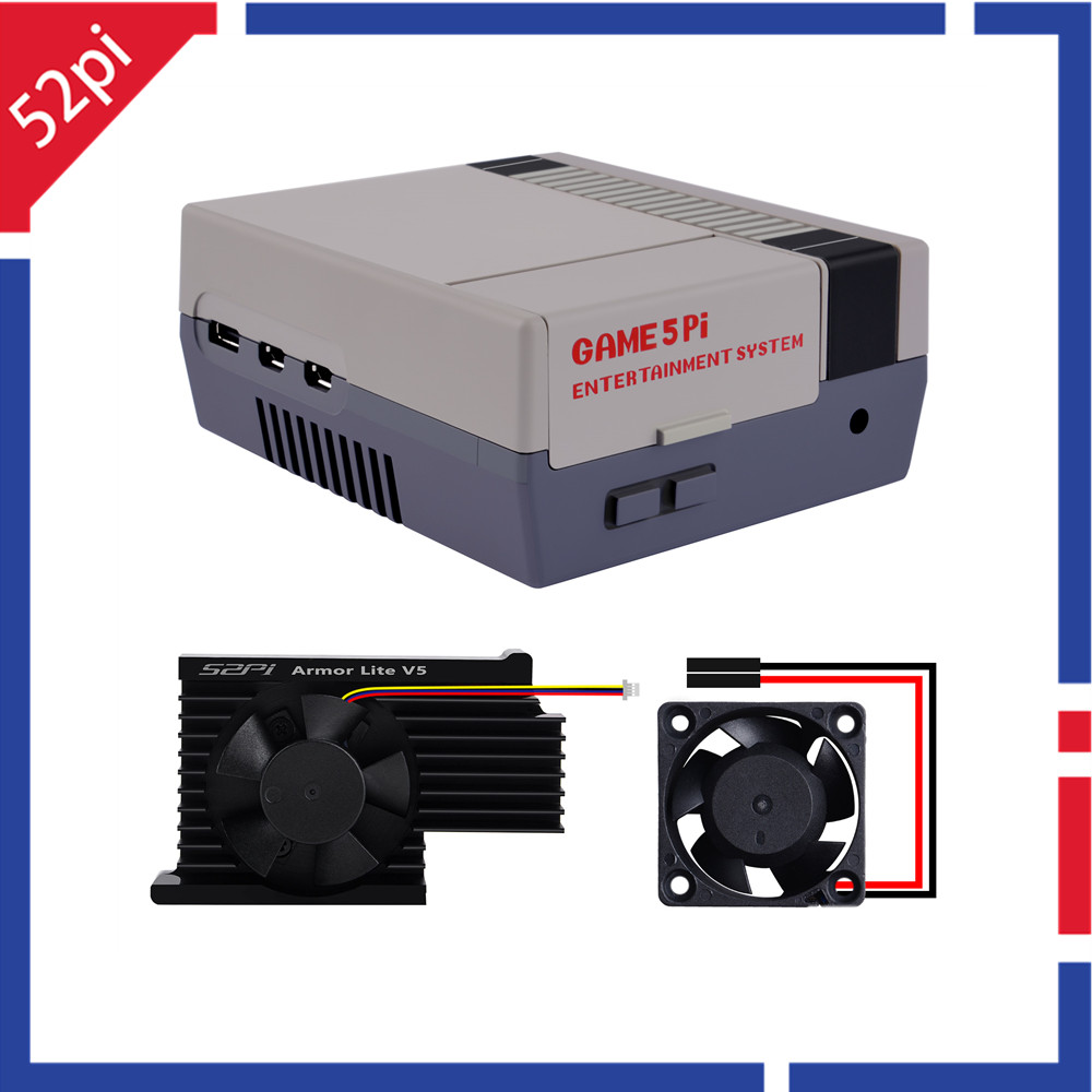 Argon One V3 M.2 Nvme Case - 52Pi Raspberry Pi 5 Game5 Pi