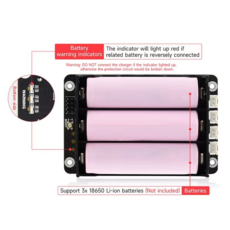 A96K-2X – модуль бесперебойног – обзор и цена Raspberry Pi Uninterrupted Power Supply Ups 18650