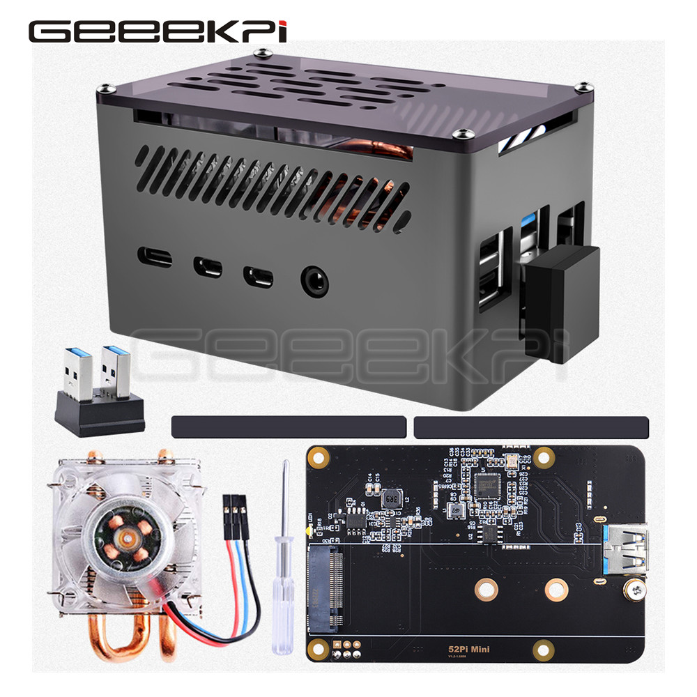 Чехол GeeekPi с алюминиевым ки – обзор и цена Argon One V3 M.2 Nvme Case