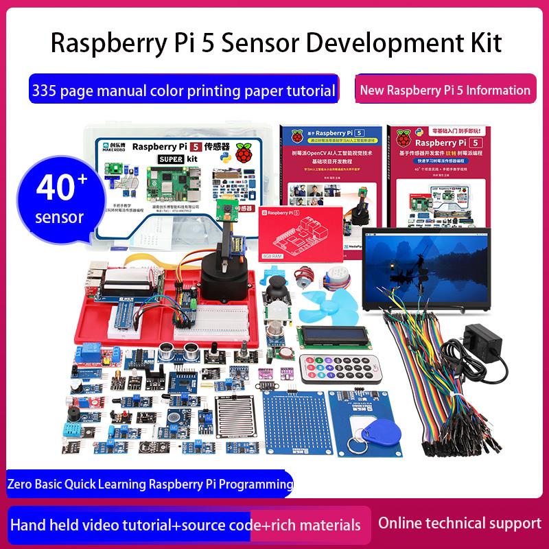 Макетный комплект датчиков Ras – обзор и цена Raspberry Pi 5 8Gb Board